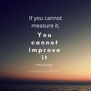 If you can't measure it, you can't improve it.